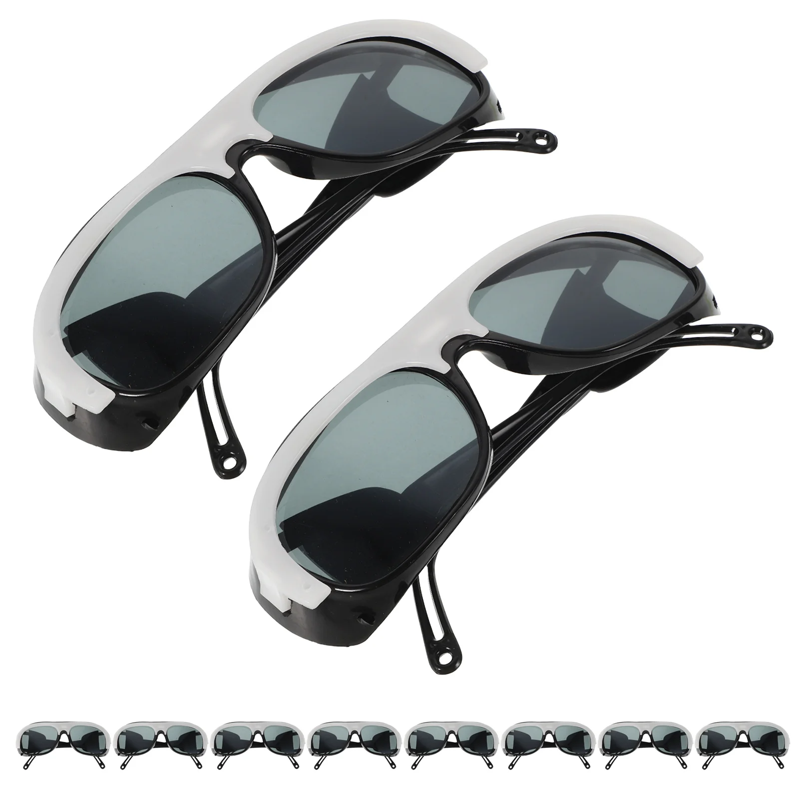 

10Pcs Electric Welding Safety Glasses Anti-Scratch Protective Eyewear for Men Women Welders Work Safety Goggles