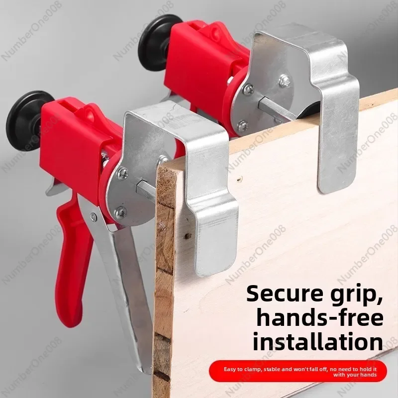 Drawer Installation Clamp Tool, Quick Positioning Jig for Cabinet Face Panel Alignment, Woodworking Fixing Helper No Glue