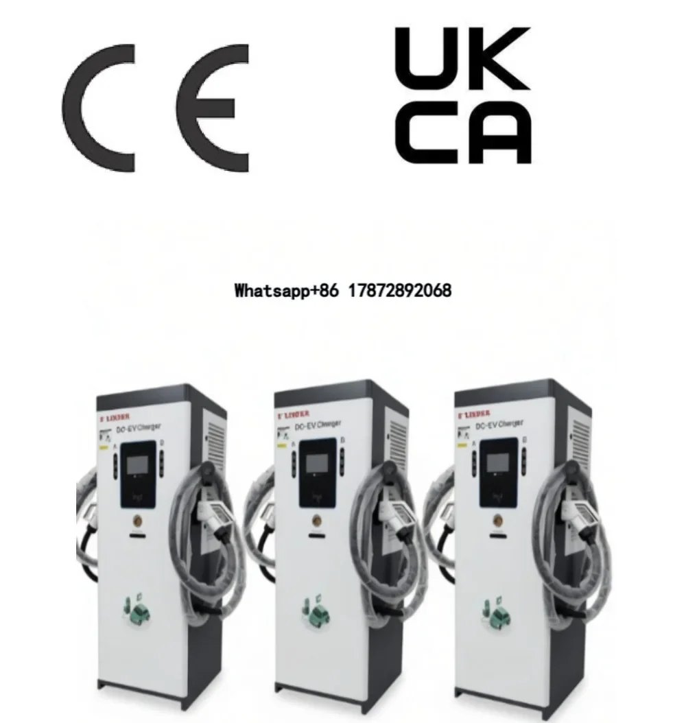 EU Standard EV Charger Fast Charging Station Charging Pile for New Energy Vehicles CE UKCA Certified 30kw 40kw 120kw 180kw 240kw