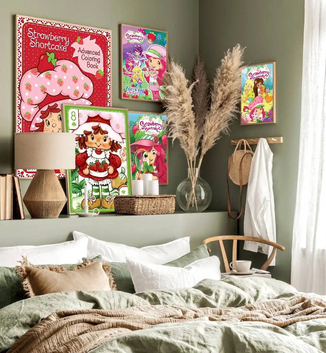 Berry Bitty City S-strawberry cute S-shortcake Classic Vintage Posters HD Quality Wall Art Retro Posters for Home Room Wall
