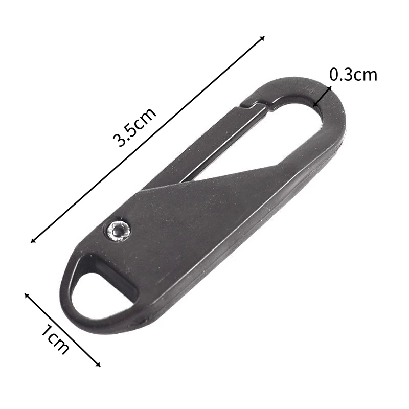 10Pcs Zipper Head Universal Instant Repair Kit Replacement for Broken Buckle Travel Bag Suitcase Zipper Head DIY Jewelry Crafts