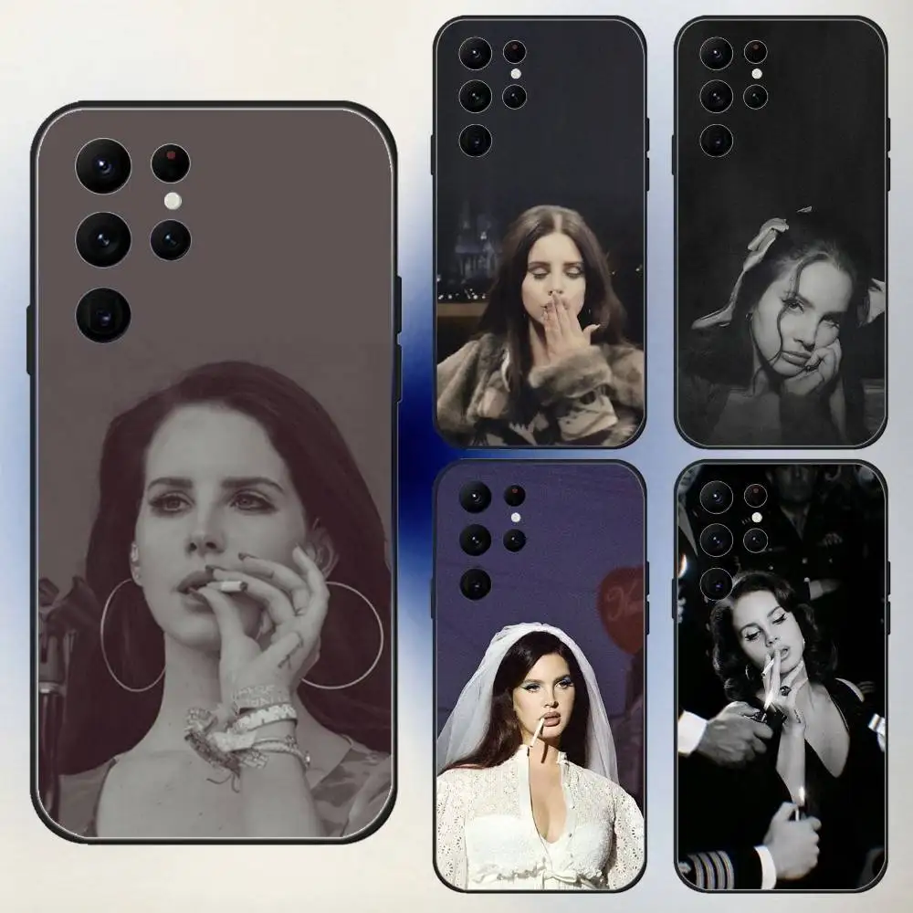 

L-Lana Del Rey Lust For Life Phone Case For Samsung S25,24,23,30,21,10,9,Ultra,Plus,Lite,FE,5G Black Soft Case