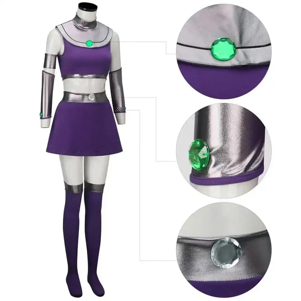 

Cosplay costume Starfire cos Halloween set