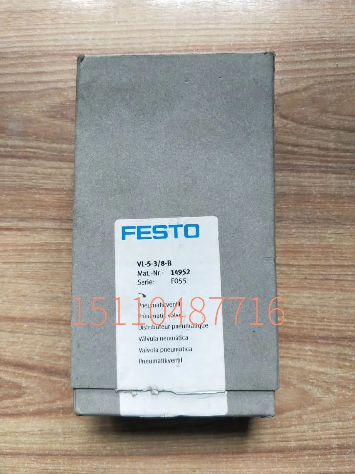 Festo FESTO Pneumatic Solenoid Valve MFH-5-3/8-B 19705 VL-5-3/8-B 14952 In Stock