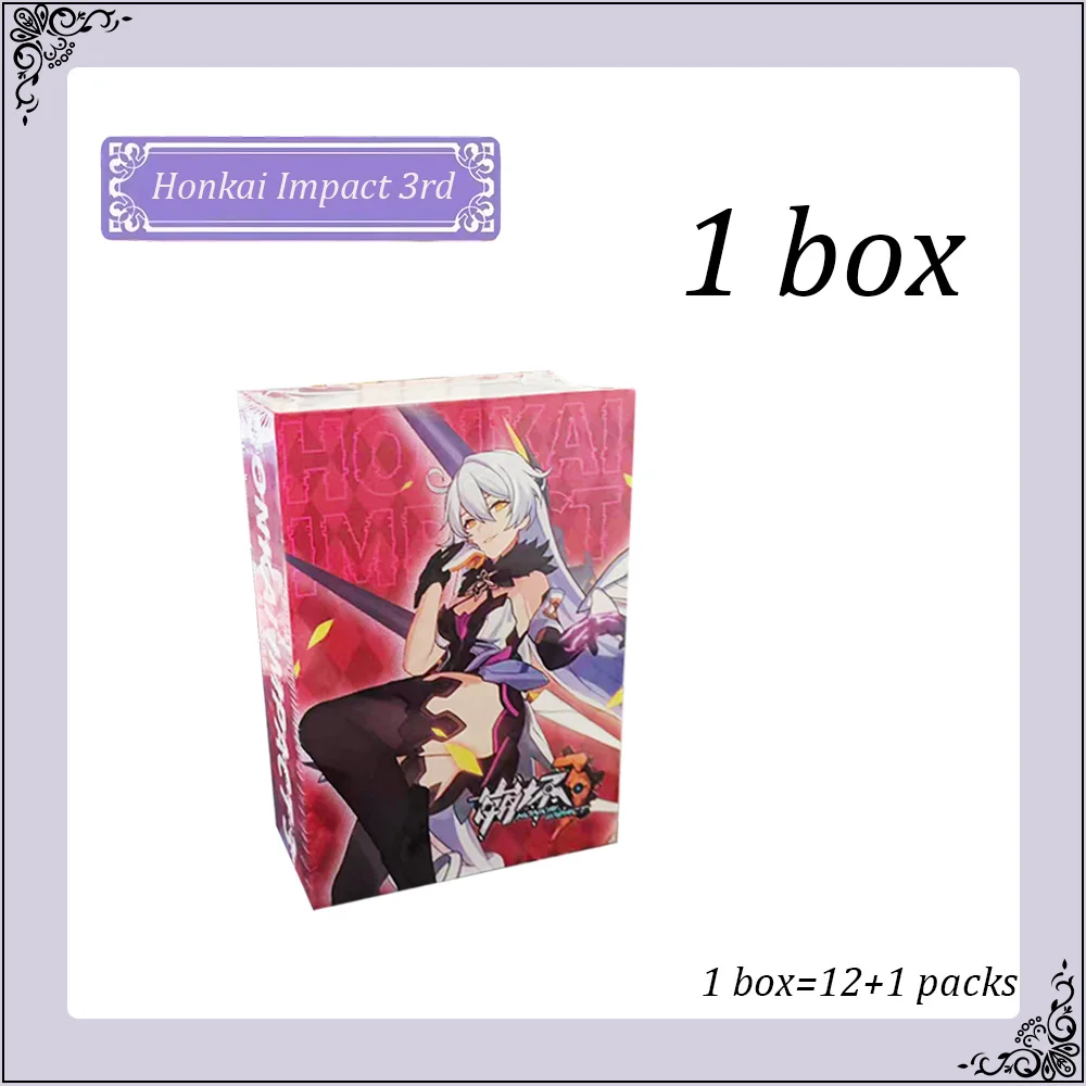 U.Card Honkai Impact 3rd Card Series Herrscher of the Void Anime Game Collectible Trading Cards Girl Toys Gifts Box