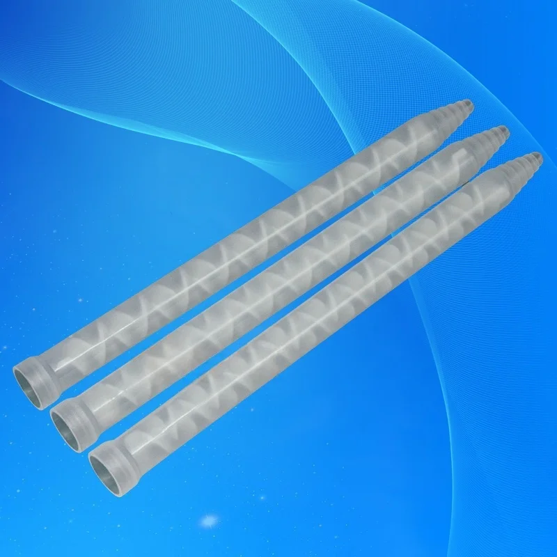 Free Shipping Resin Static Mixer MC13-18 Mixing Nozzles for Duo Pack Epoxies Plastic Mixer Tube