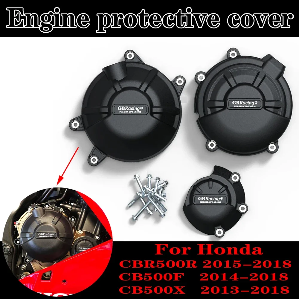 

CBR500R 2015-2018 CB500F 2014-2018 CB500X 2013-2018 Motorcycles Engine cover Protection case For GB Racing