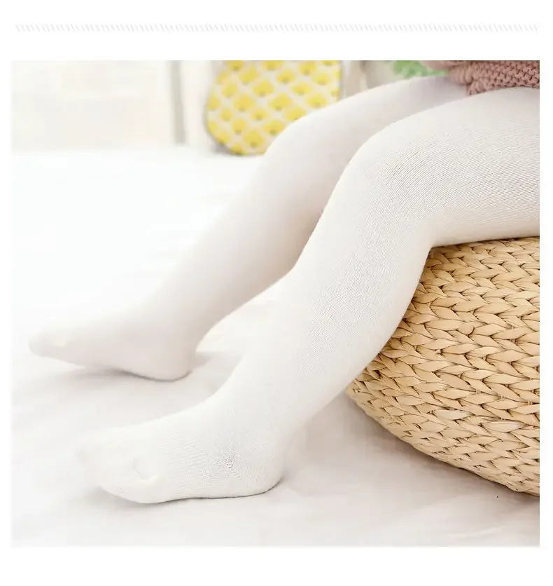 Baby Strumpfhosen Winter Herbst einfarbig weiche Baumwolle dicke warme Baby Strumpfhosen Neugeborene Kleinkind enge Jungen Mädchen Strumpfhosen Kleidung – Detail 8