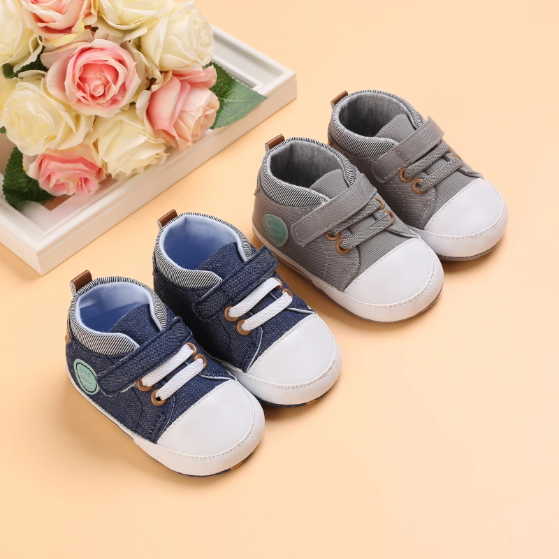 

Fashionable Spring And Autumn Sports Shoes For Men Infants And Young Children 0-18M Newborn Soft Sole Anti Slip Casual Sports