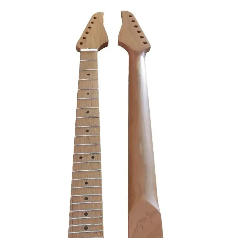 

Natural Finish Roasted Maple ST Electric Guitar Neck Premium Guitar Neck Replacement Parts for Musicians and Artists