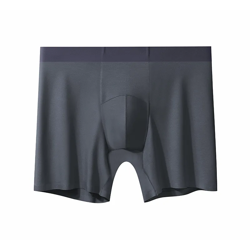 Men Underwear Boxer Shorts Modal Panites Ropa Solid Breathbale Middle Waist U Convex Pouch Underpant Male Trunks Plus Size L-5XL