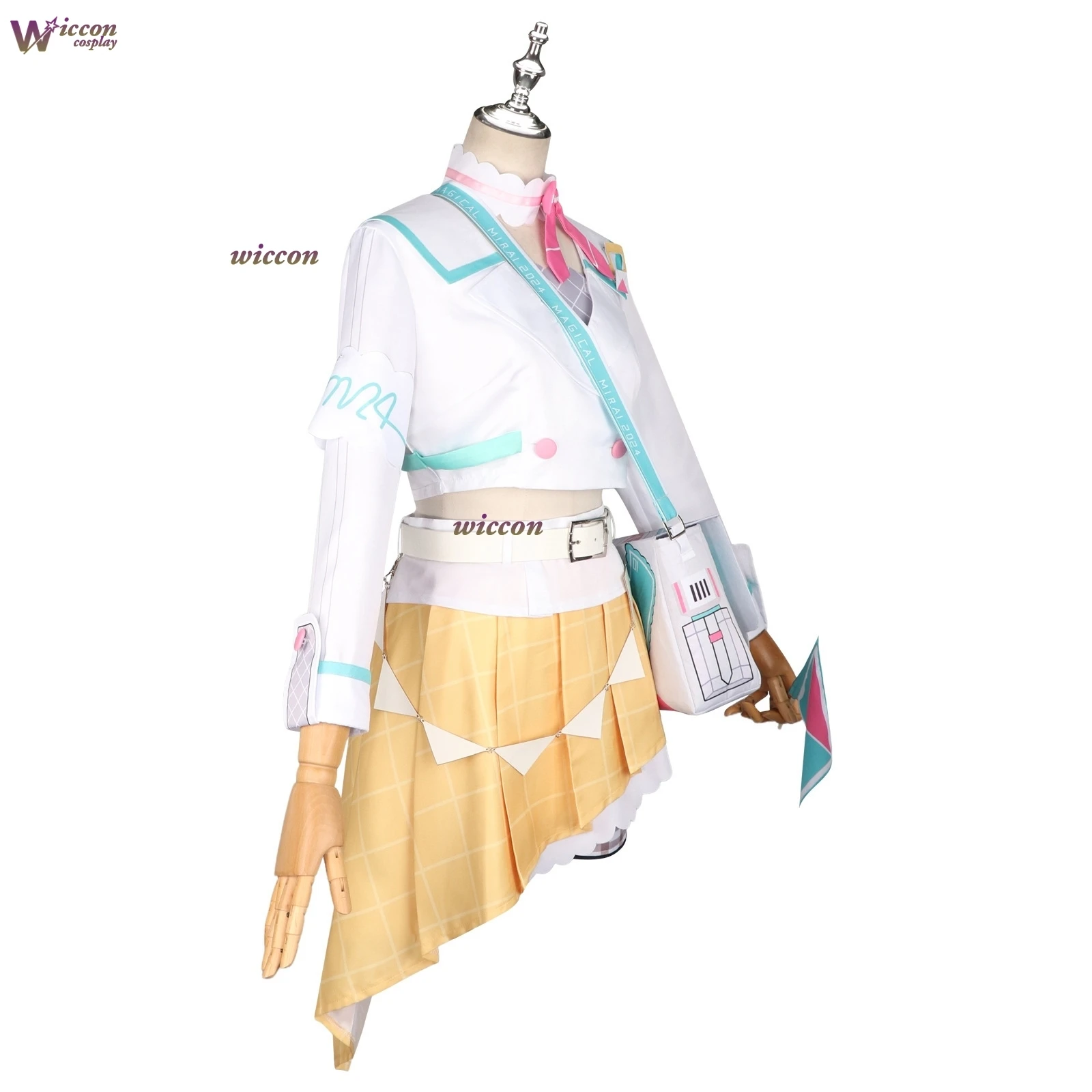 KospLAY Anime Magical Mirai Cosplay Costume Full Set Belt Hat Waist Ornaments Two Dimensional Halloween Stage Role Play Outfit view 3