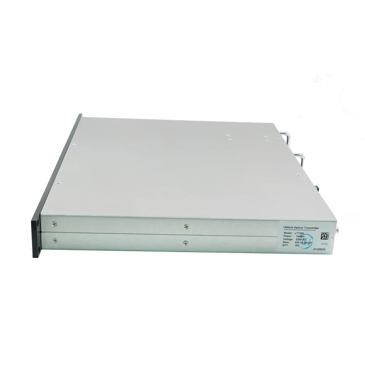 

2025 Hot Selling CATV Transmitter 1550nm 20KM Dual Power Fiber Optical Transmitter