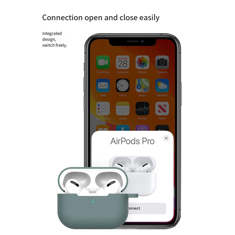 Earphone Silicone Case For Airpods 1/2/3/Pro Cover Anti-Lost Earphone Protective Cases Portable Earphone Protective Shell
