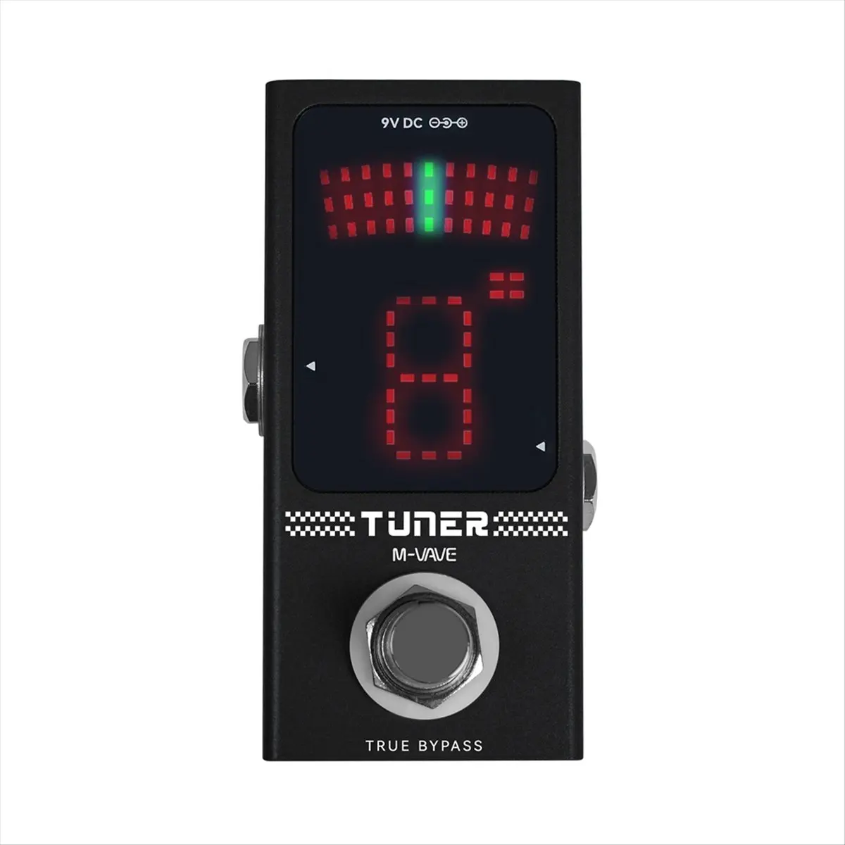 A2805F Perfect ★◀◁ Mini Guitar Pedal Tuner Single Block Effect Tuner Pedals for Electric Guitar True Parts Accessories