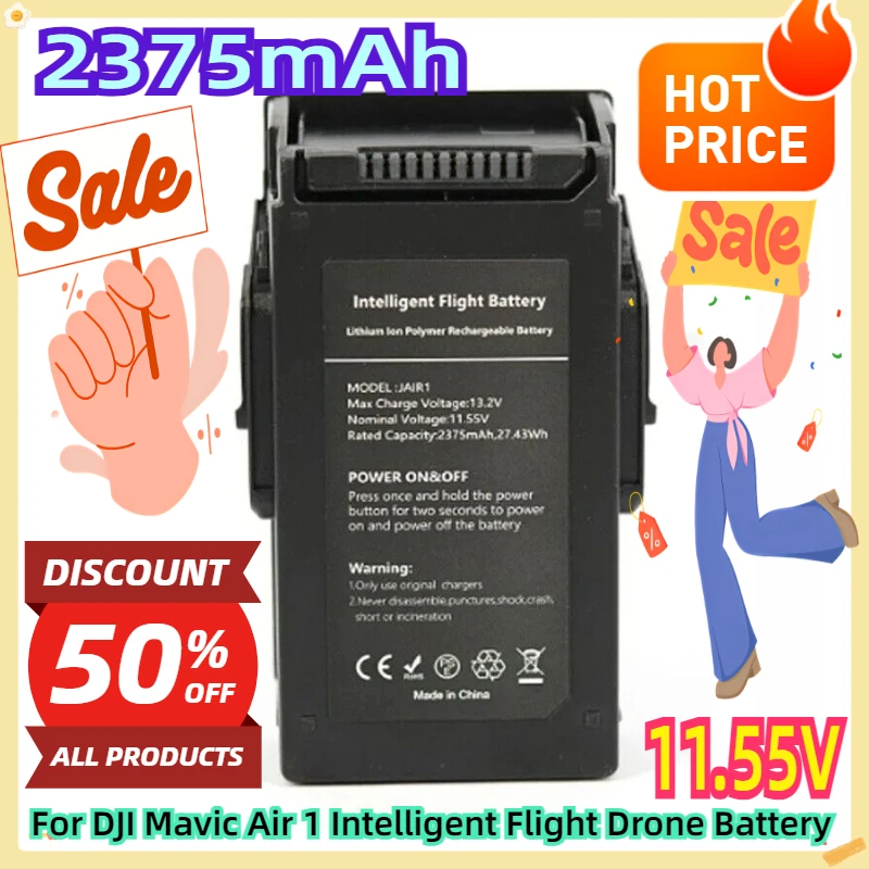 

For DJI Mavic Air 1 Long Life Intelligent Flight/2375mAh Drone Battery
