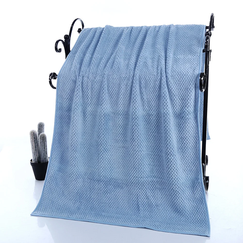 

1 set 1 Set Thicken Coral Fleece Towel Set Large Bath Towels Quick Dry Soft Absorbent For Home Gym Travel Light Brown