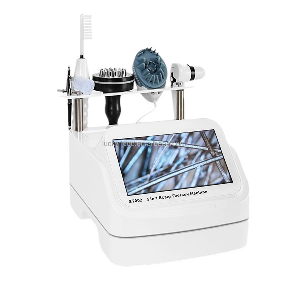 2025 Head Massager Spa Equipment Hair Growth Device Scalp Treatment 5 in 1 AI 2 HD Detector Scalp Analysis Hair Analyzer Machine