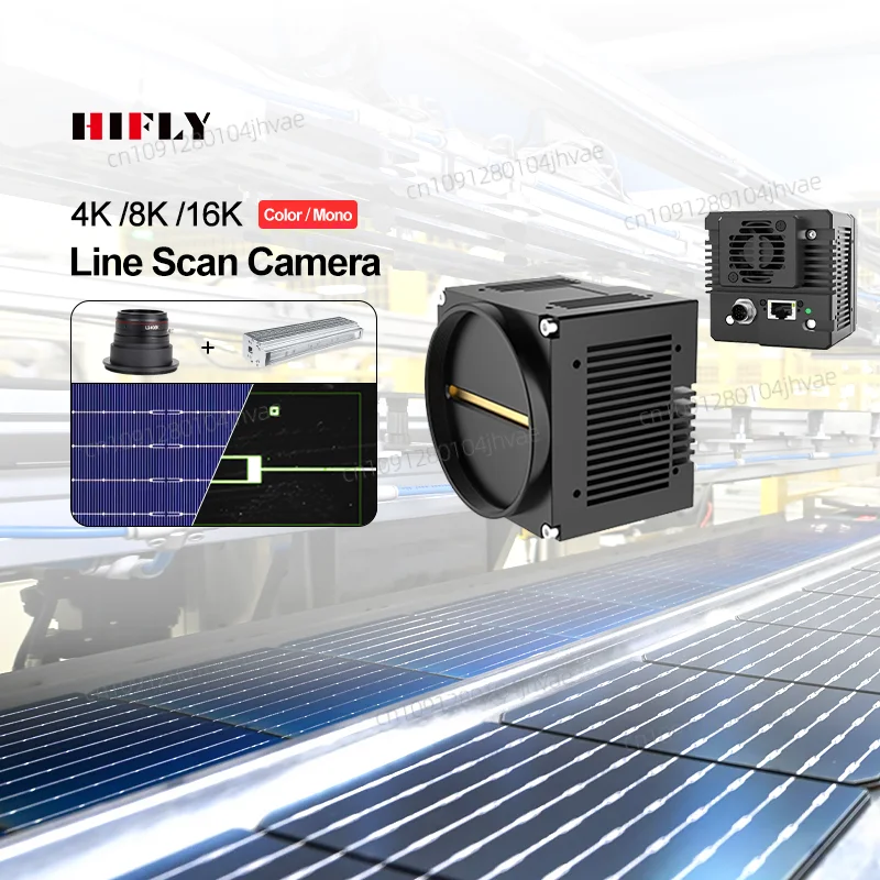 

HIFLY Machine Vision Inspection 16K Color 72kHz CMOS 10gige High Speed Industrial Solution Line Scan Camera