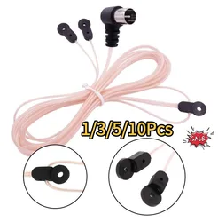FM Radio Antenna 75 Ohm Dipole Indoor Antenna HD Aerial Receiver PAL to F Female Jack RF Coax Adapter FM Antenna for Radio