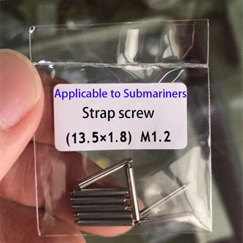 10pcs Watch accessories, watch strap, screw rod, suitable for Rolex connecting rod, stainless steel watch shaft