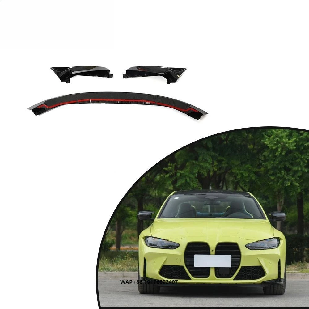 

Factory Carbon Fiber Front Bumper Lip forBMW 4 Series G80 M3 G82 M4 Coupe 2-Door 2021-2022
