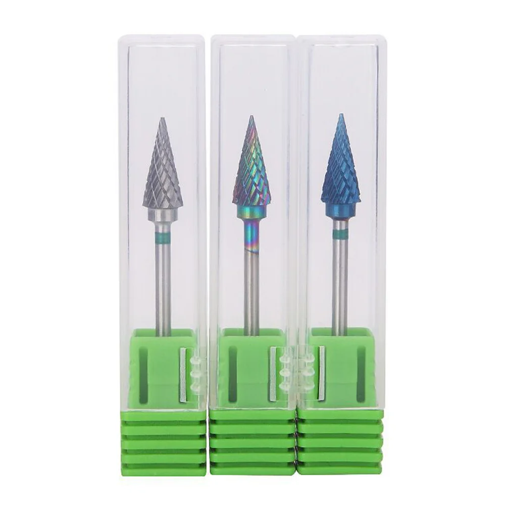 

Tungsten Steel Nail Drill Bits Small Round Grinding Head for Finger Toenails Reshaping Polishing Nail Art Supplies