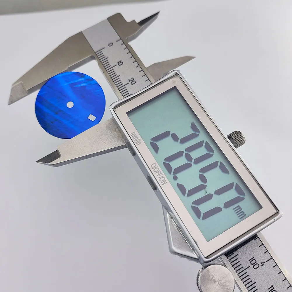 Watch accessories customized NH35 Dial Modified 28.5mm  gradient color dial for NH35 NH36 7S26 4R mechanical diving watch dial