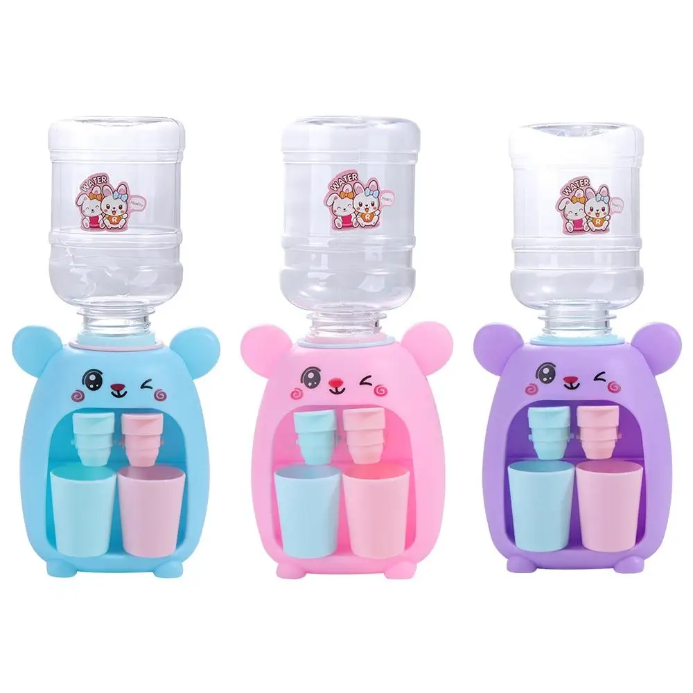 Toy Cartoon Rabbit Kitchen Toy Simulation Water Dispenser Drinking Fountain Toy Drinking Fountain Machine Mini Water Dispenser