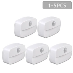 LED Night Light with Motion Sensor Cabinet Lamp Wireless Bedside Nightlight Battery Power for Bedroom Closet Stairs Lighting