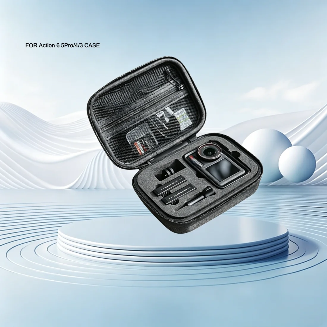 Portable Mini Travel Bag for DJI Osmo Action 3/4/5/6 Waterproof Storage Case Protective Camera Accessory