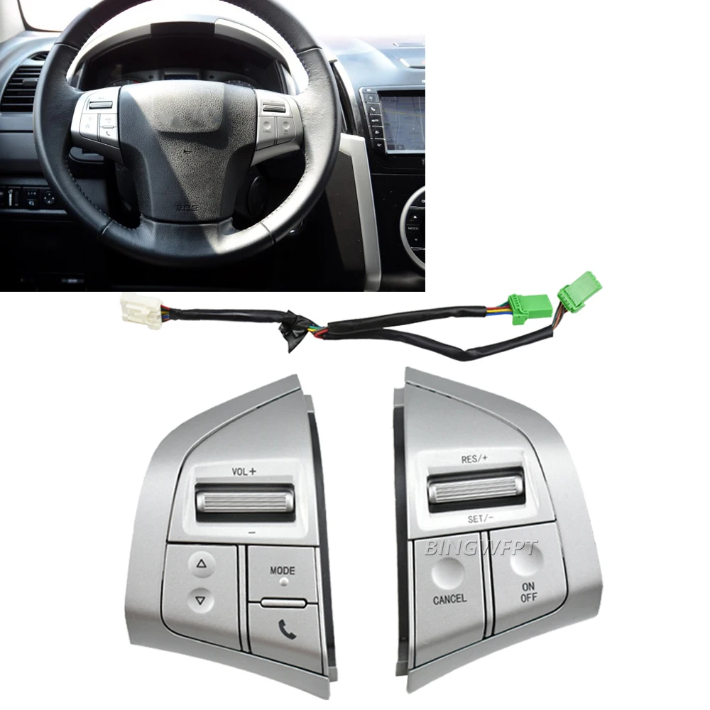 

Cruise Control Button Steering Wheel Audio Volume Switch For Isuzu Dmax D-Max MUX 2018 For Chevrolet Dmax 2019