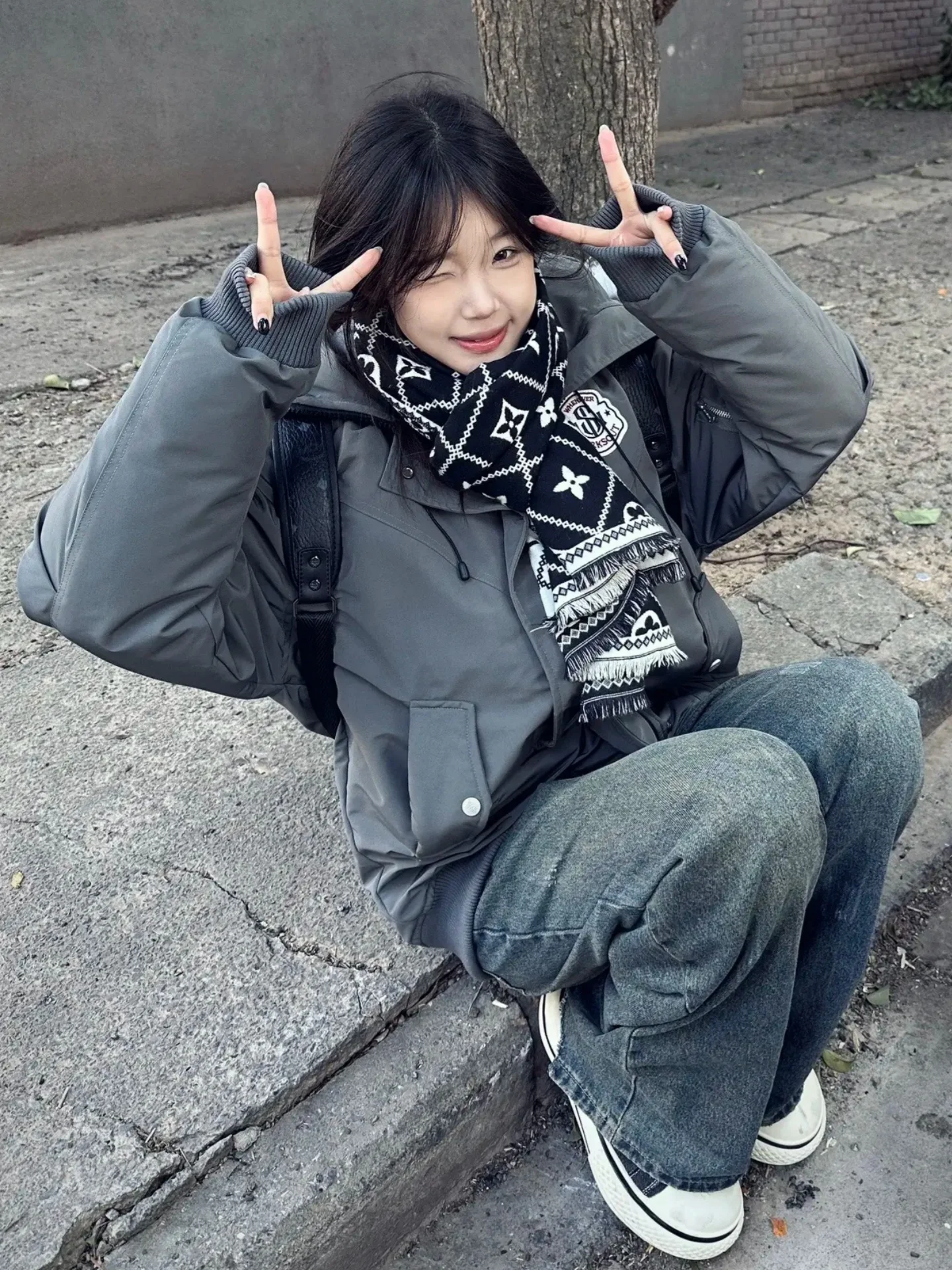 

Thiened down Parka Coat with Large Fur Collar for Men And Women American Retro Workwear Cotton Jaet for Couples