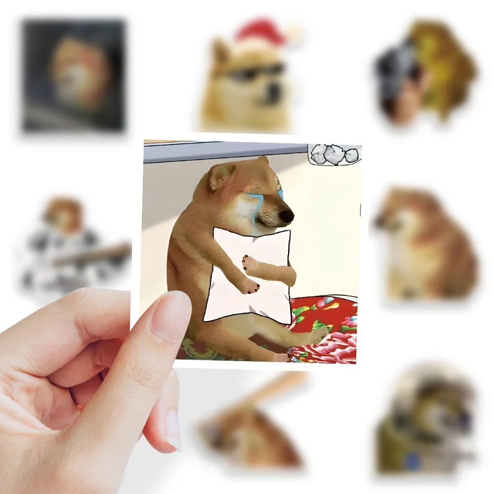 

10/30/50pcs Funny Dog Stickers Cartoon Graffiti Stickers Decals Toy DIY Stationery Phone Bicycle Laptop Car Kids Sticker Packs