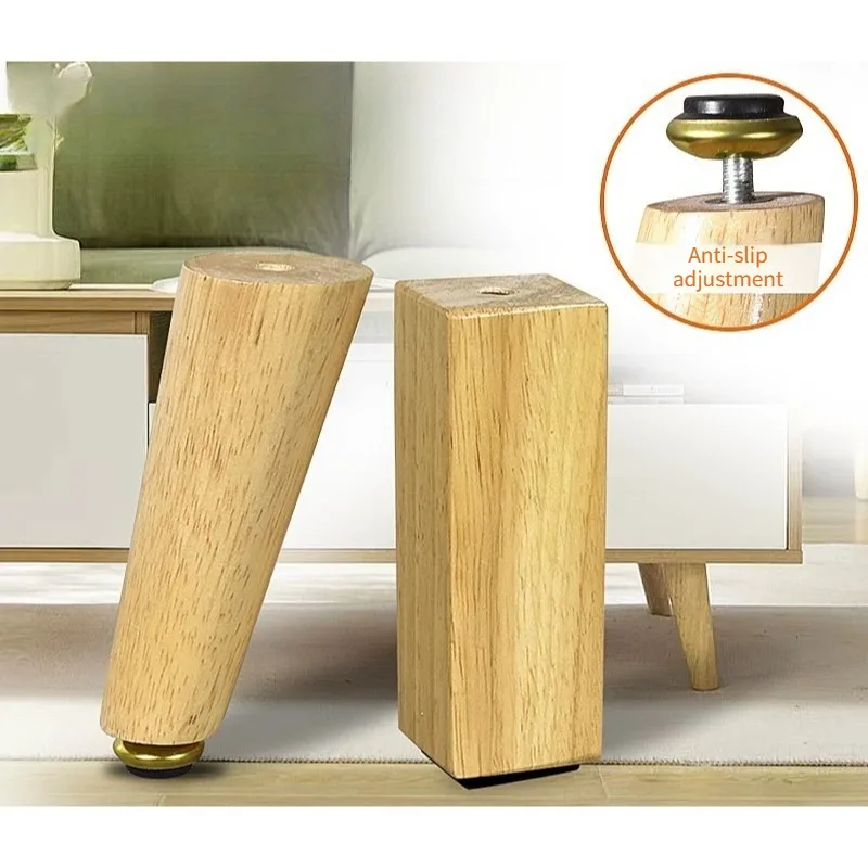 

Adjustable Wooden Furniture, Universal Solid Wood Furniture, Cabinet Legs, Raised and Raised Tea Legs, Desk Legs, Wooden Feet
