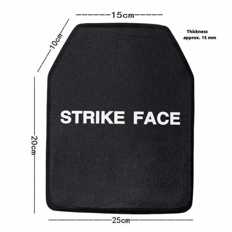 NIJ Class III Pure PE Bulletproof Plate 25X30CM Class 3 Bulletproof Plate Tactical Insertion Plate Backpack Deck Body Armor