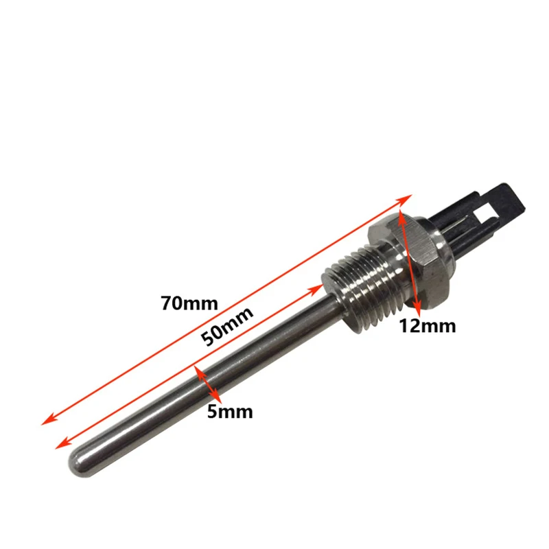 Gas Boiler Accessories 304 Stainless Steel Temperature Probe High Precision Wall Mounted Boiler NTC Temperature Sensor