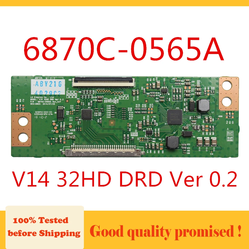 

Плата Tcon 6870C-0565A V14 32HD DRD Ver 0.2 6870C-0565B протестированная плата для телевизора, оригинальная материнская плата, карта T-con 6870C 0565A/0565B