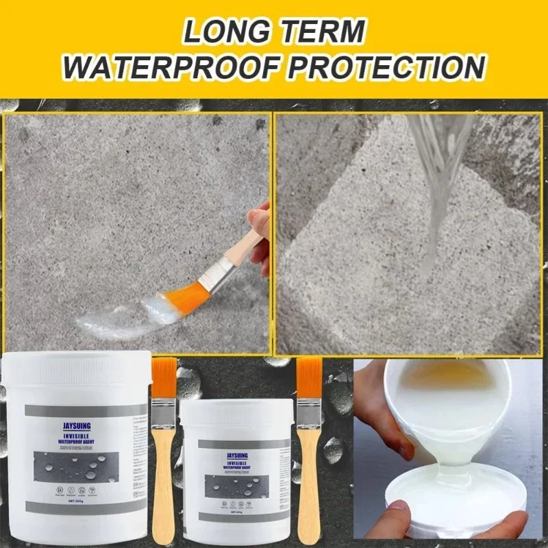 Waterproof Coating Sealant Strong Bonding Agent Transparent Invisible Paste Glue  Adhesive Repair Glue for Home Roof Bathroom image 3