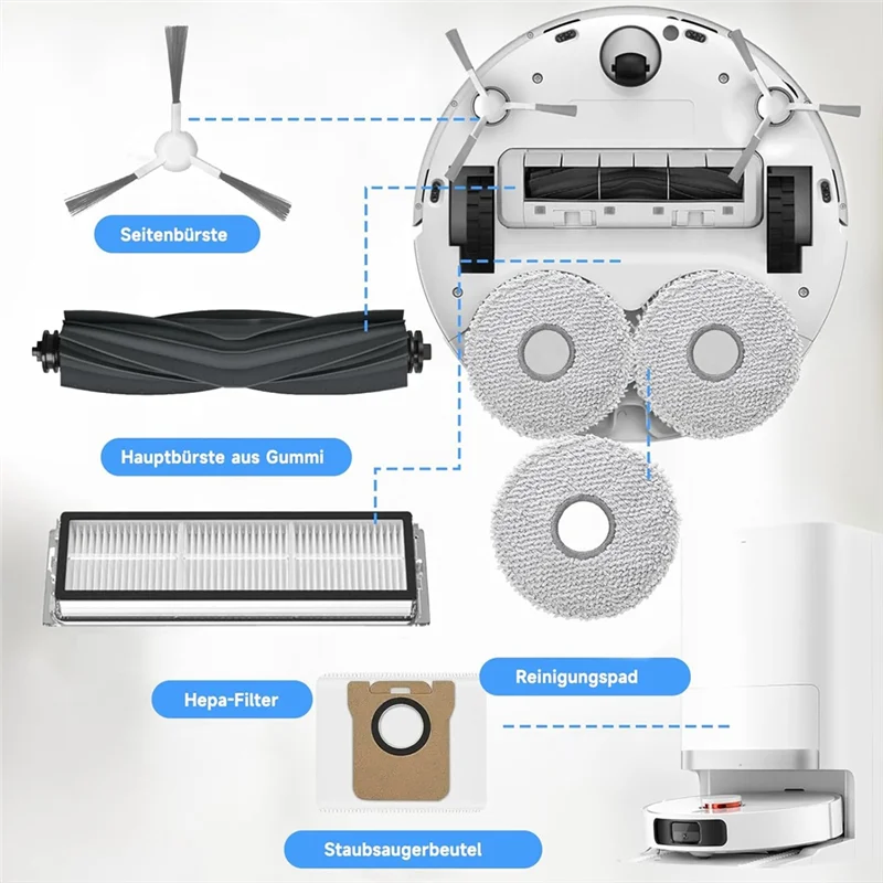

B88B-Essential Accessories Pack For Dreame L10s Ultra / L10 Ultra / L10 Prime / Xiaomi X20+ Robotic Vacuum