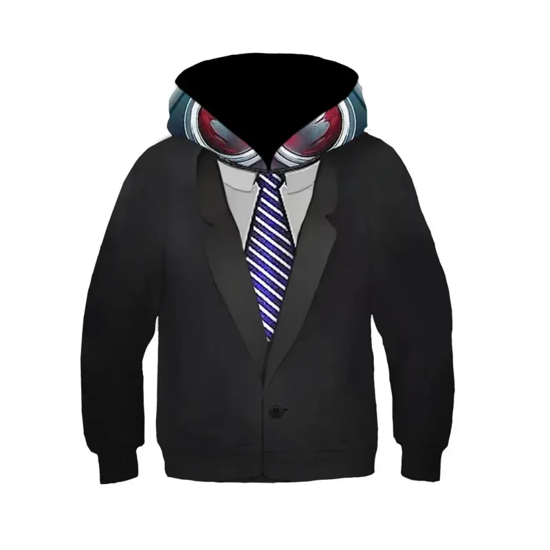 qq45Child Skibidi Toilet Titan SpeakerMan TV Man Hoodie Cosplay Game Cameraman Sweatshirt Funny Halloween Costume For Kids Cloth