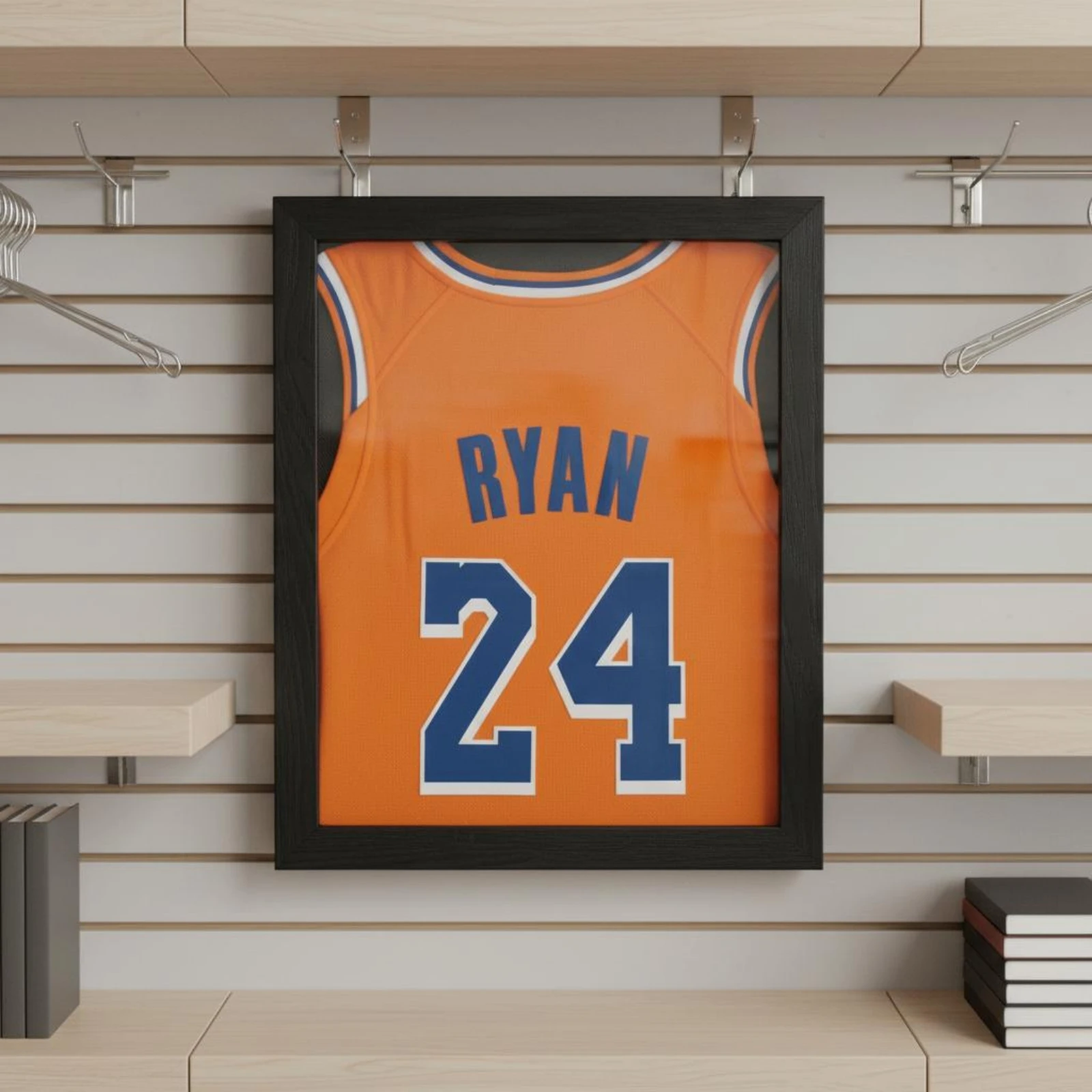 Jersey Display Frame Front Opening Sports Jersey Display Case Shadow Box Frame Dust Protection for Collectors