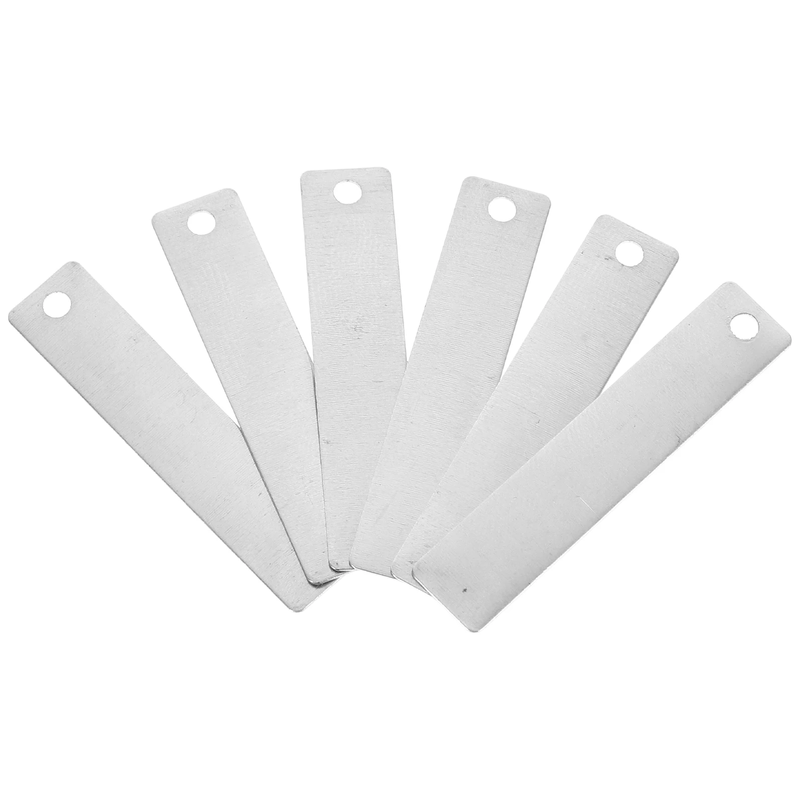 

6pcs Zinc Sheet Material Copper Strips Electrode Anode for Fruit Science Experiment Supplies Classroom Tools