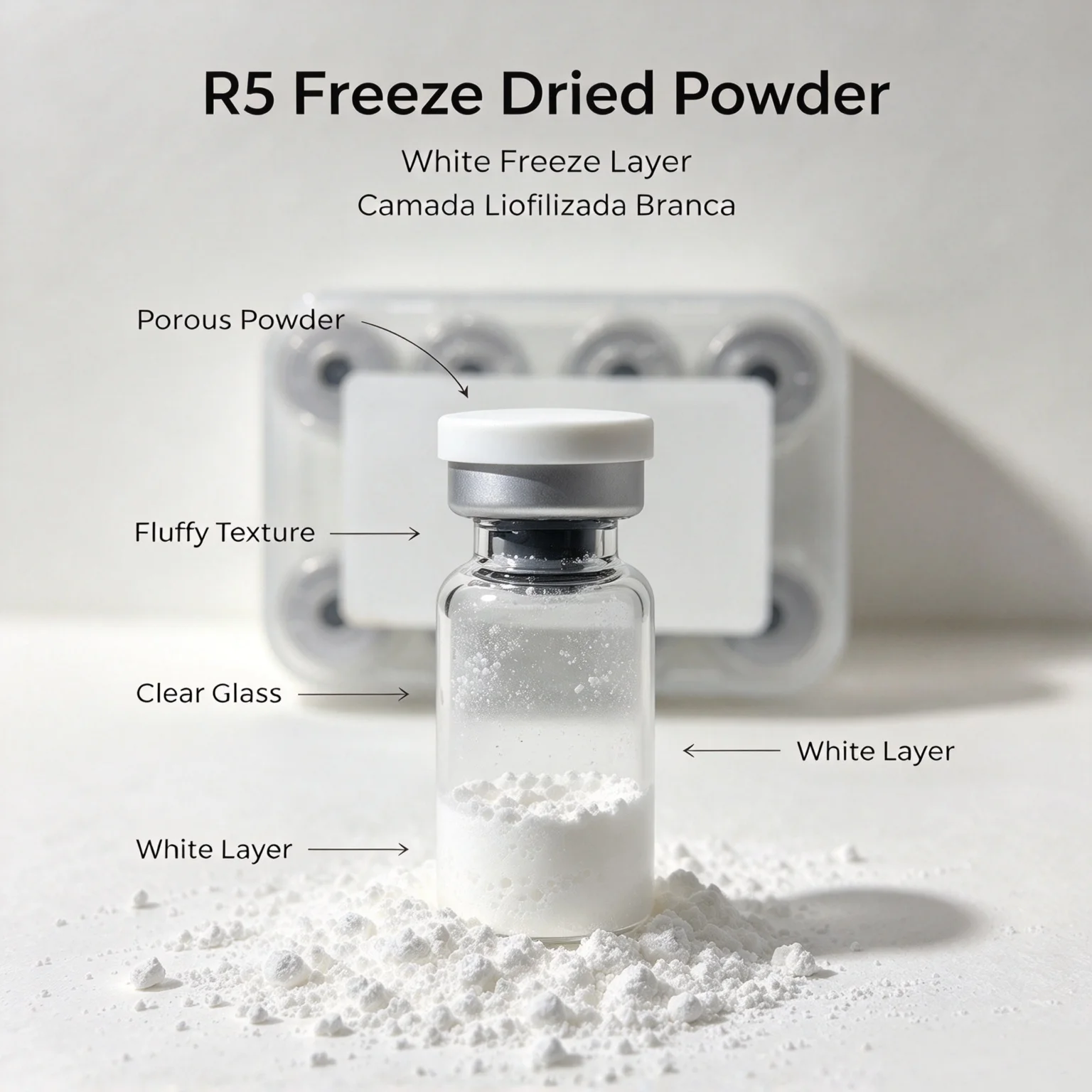 Lyophilized Powder, Freeze DriedPowder, Deep Nourish Skin, Gentle forDaily Use, Facial Home Skin Care,Suitable for All Skin Type
