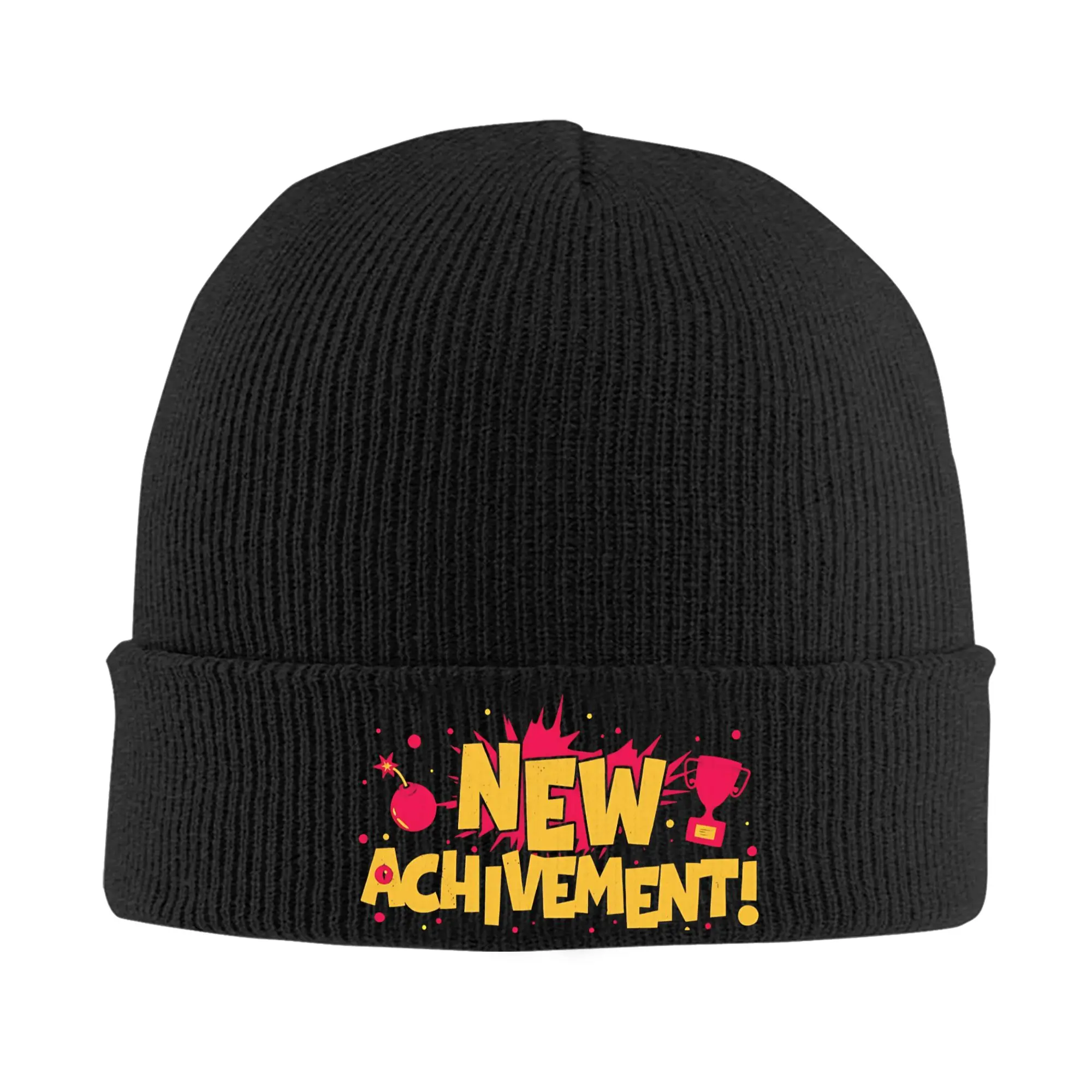 Dungeon Crawler Carl New Achievement Knit Hat  Beanie Hats Hippie Thermal Elastic Men Women Bonnet Hats Street Caps Gift