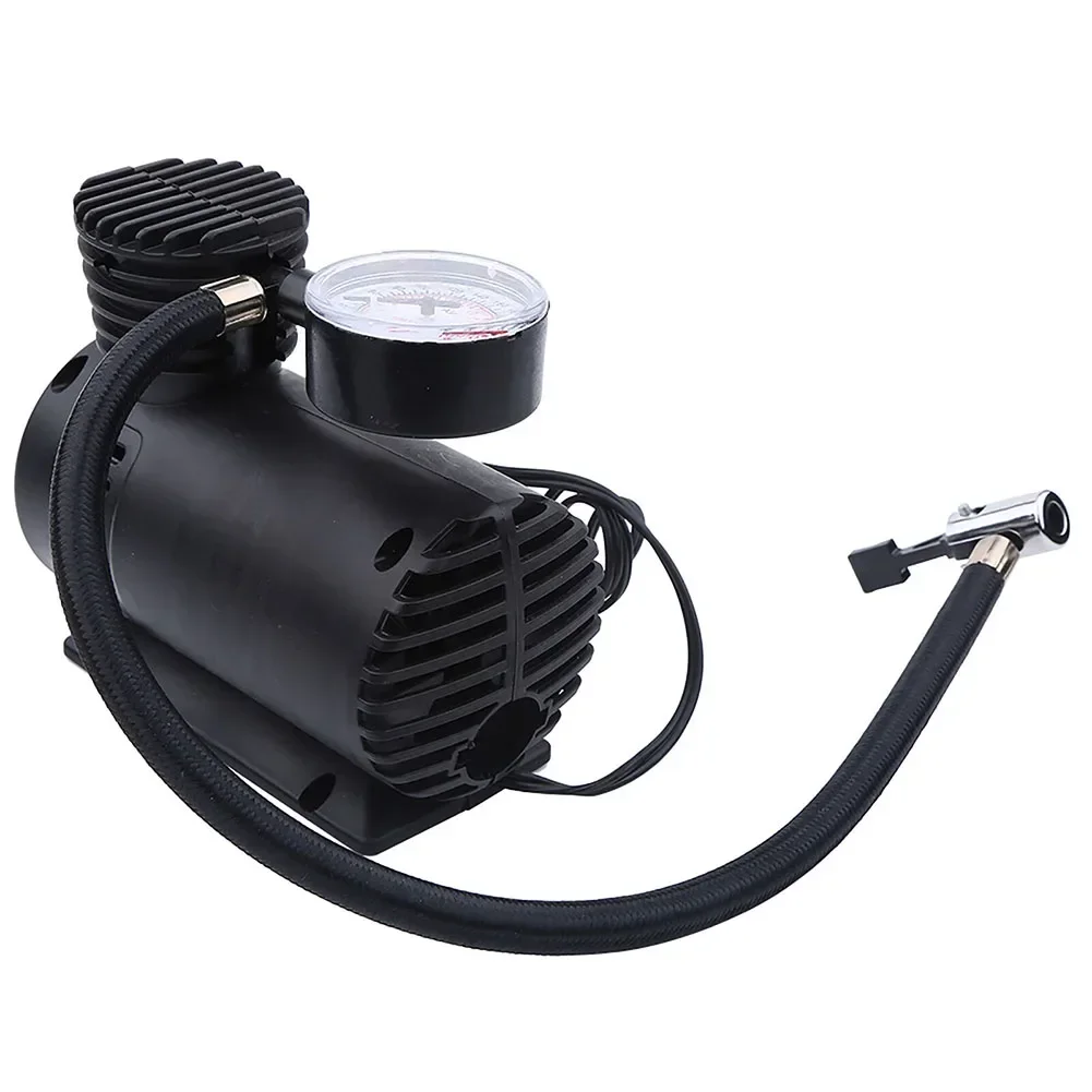 12V Car Electric Air Pump 300psi Air Compressor Tire For Inflator For Car, Bicycle, And Motorcycle Tires, As Well As Ball Games,