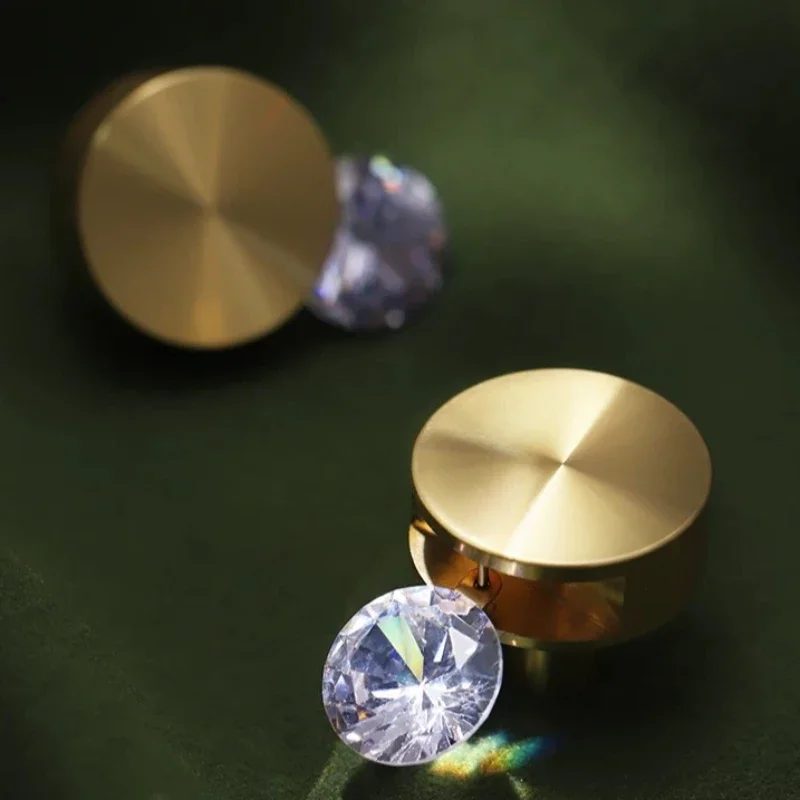 Moderne Zirkon-Kristall-Möbelgriffe aus Messing mit Goldbeschlägen, Luxuriöse Schranktürknöpfe und -griffe, Schubladen- und Schrankknöpfe – Detail 7