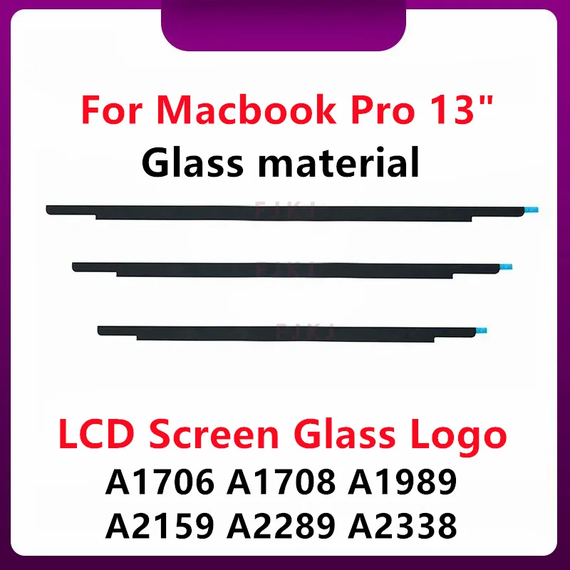 New Grey Silver LCD Screen Glass Trim Logo Bezel Front Cover for MacBook Pro A1706 A1708 A1989 A2159 A2289 A2338