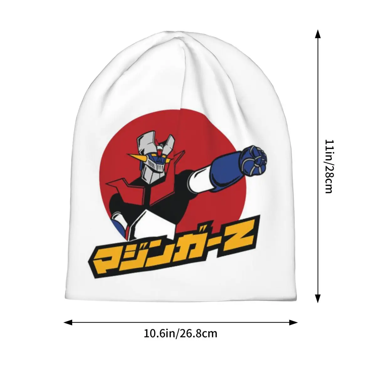 Mazinger Z Mad Robot Men Women Adult Beanies Caps Knitting Bonnet Hat Warm Fashion Autumn Winter Outdoor Skullies Hats
