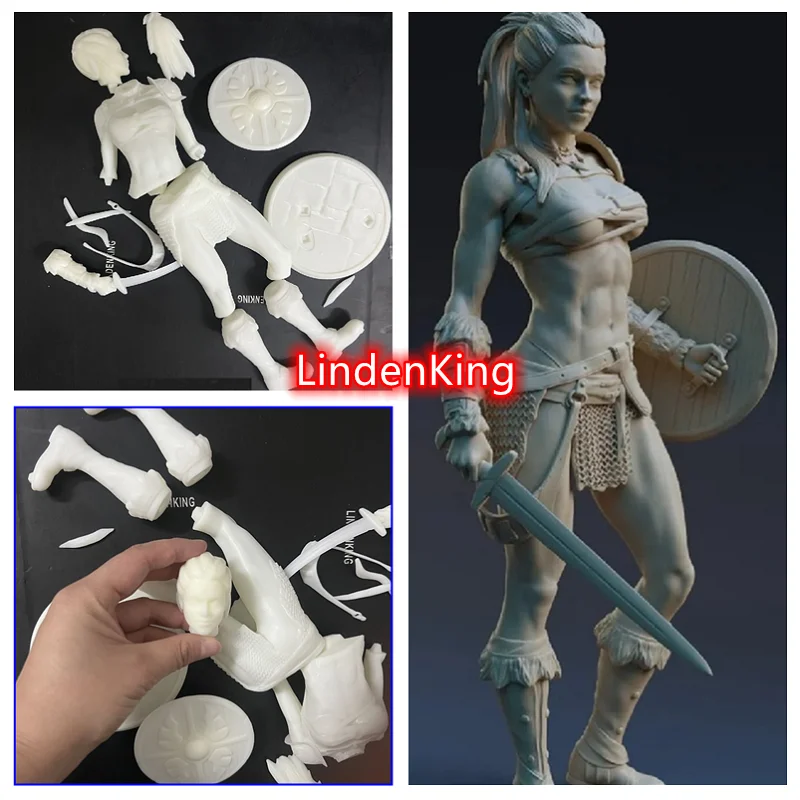 

LindenKing 1/6 1/8 3D Printing Garage Kit GK Character Game The Arena Figure White Model Unpainted Gift of For Modeler A142